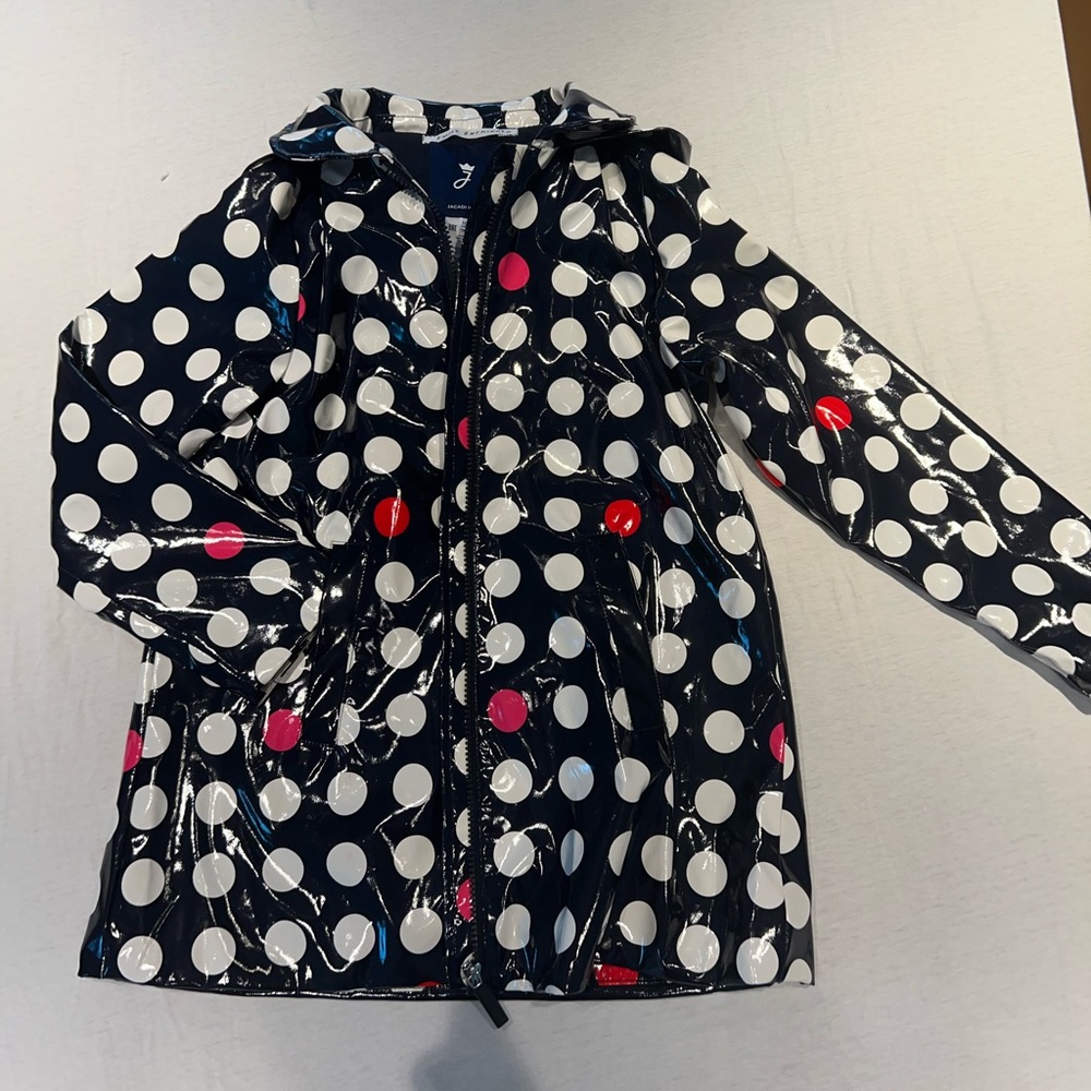 Jacadi Girl Raincoat with polka dot